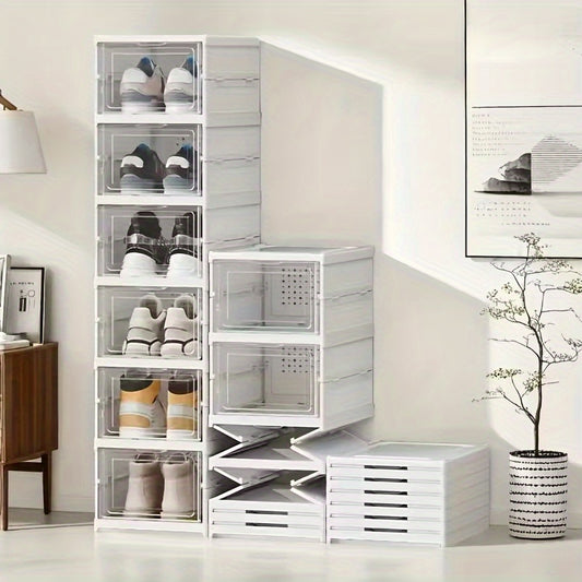 Składany Organizer na Buty 6-Poziomowy – Oszczędność Miejsca, Łatwy Montaż