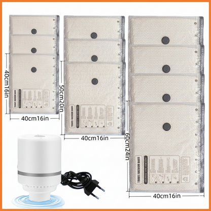 Zestaw Worków Próżniowych z Pompą Elektryczną